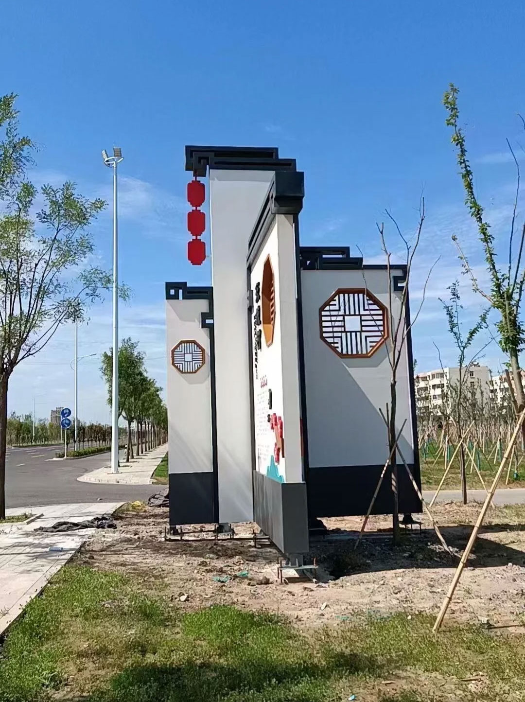 徽派建筑风格村牌